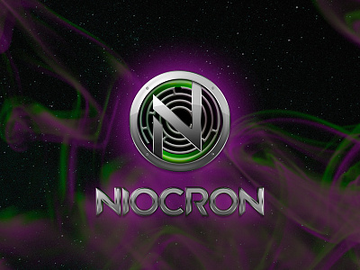 Niocron branding dark drum and bass logo logo creation music musican neofunk techno urban