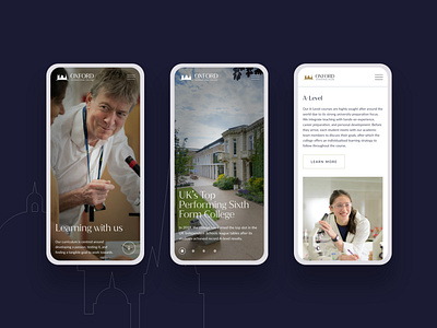 Oxford International College college education website school webdesign webdevelopment website