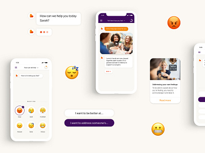 Emoquo - Digital Coaching App app design ui ux