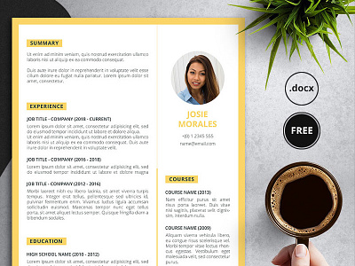 Orant - free resume template for Word creative resume curriculum vitae fancy resumes free resume job application resume resume design resume template