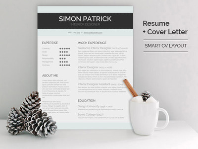 Smart CV Layout cover letter creative resume resume resume template