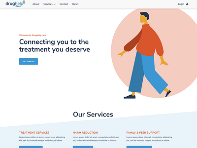 Drughelp.care Landing Page