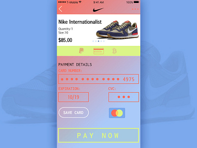 Daily UI :: 002 Checkout checkout dailyui design mobiledesign prototype sketch vector