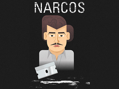 Narcos illustration narcos photoshop sketchapp vector