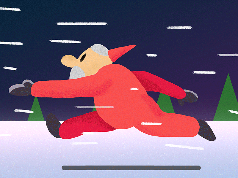 Claus Run by Felice DeNigris on Dribbble