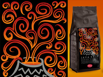 Red Berry Coffee - Indonesia coffee design south africa fire indonesia java lava packaging simon simon frouws simon tm simon™ volcano
