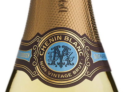 Champagne Neck Label