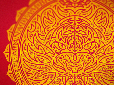 Rickshaw Run charity flames illustration india logo lotus rickshaw run simon frouws t shirt texture the famous frouws tiger