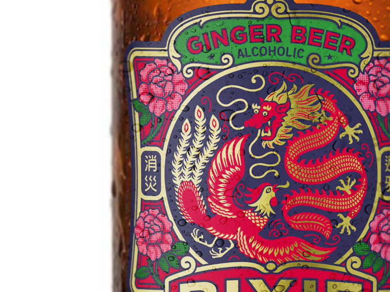 Ginger Beer the famous frouws liquor alcohol packaging lion bird ginger beer vintage chinese rose beer ginger ale china