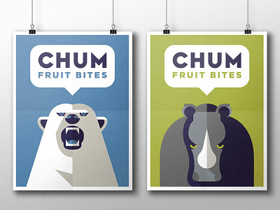 CHUM Fruit Bites - Part 1 animals bite chum fruit fruit bites healthy polar bear rhino simon frouws sweets the famous frouws