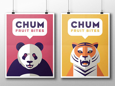 CHUM Fruit Bites - Part 2 animals bite chum fruit fruit bites healthy panda bear simon frouws sweets the famous frouws tiger
