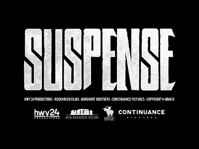 Suspense short film logo