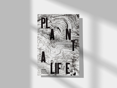 Plant a Life - Arbor Day Poster branding design