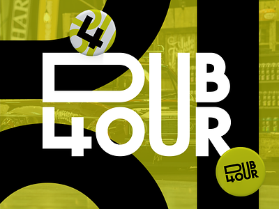 DUB FOUR LOGO branding design logo