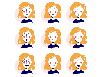 Girl's emotions