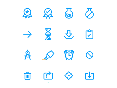 4 Days of Icons: Day 1 alert design iconography icons logo science settings