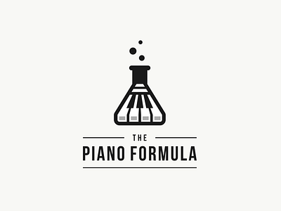 Logo design of the day! branding design flat graphic graphic design logo logos minimal music logo piano logo