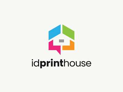 PrintHouse Logo Design branding chris cmyk colorful graphic design logo logoinspiration olivia pentagram printcompany printer printing vector