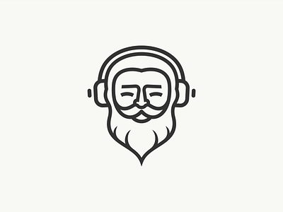 Character Logo Design audio beats blackandwhite branding calm design flat graphic graphic design graphic art illustration logo logos minimal music musician silence sleek sounds vector