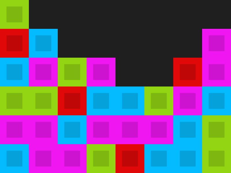 PILE Combos Animated 1button block combo flat game grid ios minimalist pile