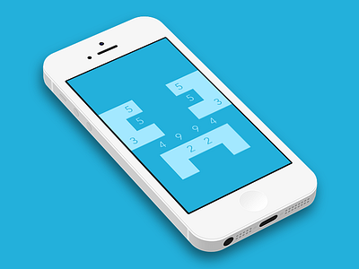 Bicolor - fullscreen level game ios minimalist puzzle