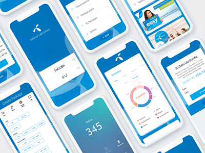 Telenor Call Center App Ui