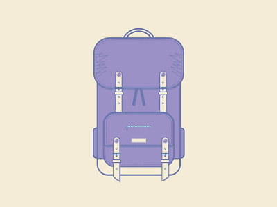 Dream Backpack 2d backpack flat flat design illustration