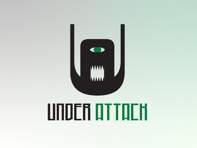 Under Attack - Band Logo band branding design logo music simple design vector