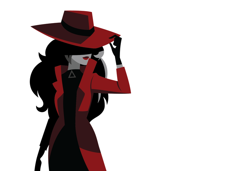 Carmen Sandiego by desertcarrot on Dribbble