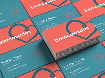 bemcasados forever brand design logo vector