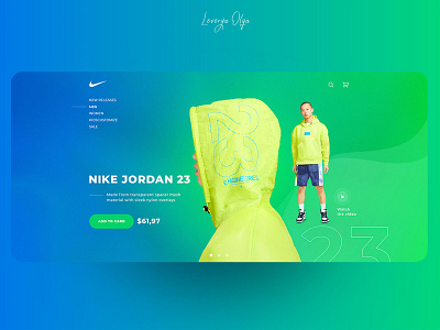 Nike Produkt Jordan 23 creative design firstscreen nike product productdesign uiux webdesign