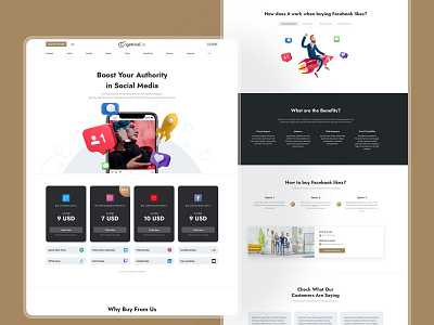 GetViral Website Design checkout page daily ui dailyui design how it works illustrator landing page pricing social media social media pack socialmedia ui user interface ux vector web website