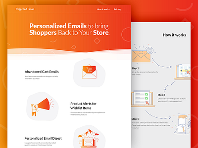 Triggered Email Landing Page Design