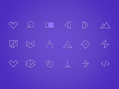 Tech UI Vector Icons by Govind Dhiman on Dribbble