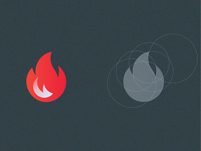 Flame logo concept  - Ignition App