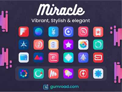 Miracle theme - ios14 icons icons design ios icons ios theme ios14 theme