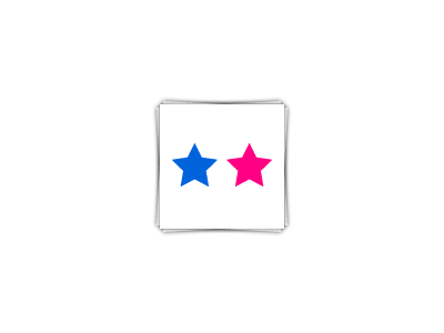 Application Icon application blue icon logo photo pink