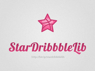 StarDribbbleLib api as3 developer dribbble pink stardribbblelib