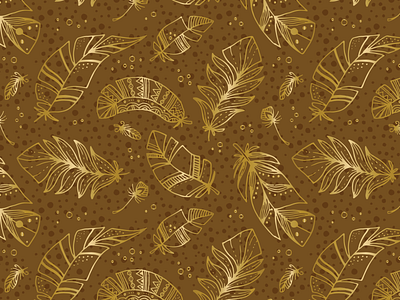 Feathers design feathers handdrawn illustration illustration pattern design surface pattern