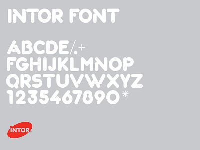 INTOR Font brand branding font intor typeface