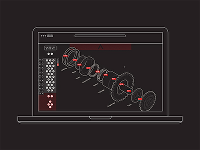 Enigma machine - Interactive website black design diseño interactive ui ux web