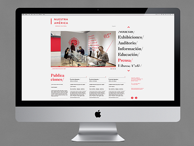 Nuestra América - Branding Guidelines brand branding museum ui ux web