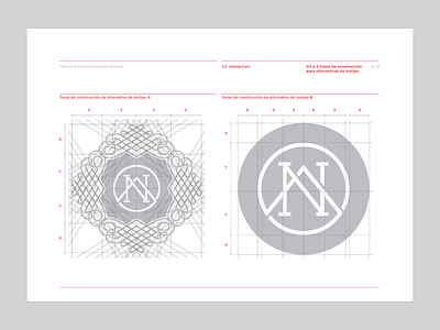Nuestra América - Branding Guidelines brand guide guidelines guides logo mark