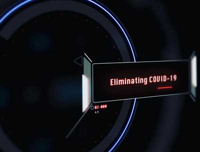 COVID detector UI app art covid covid19 design drone fui fuidesign hud minimal sifi ui uidesign uiux