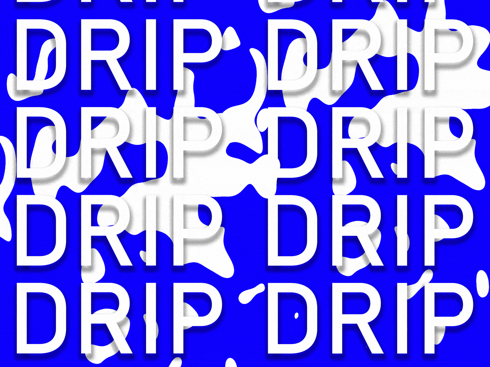 Drip aftereffects animation blob blue design drip graphic illustration krudwurk liquid milk motion