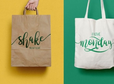 Mockup sacolas de compras para shopping download branding freebies graphic design mockup