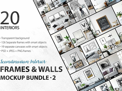 Frames & Walls Scandinavian Bundle-2 branding custom design elegant frame mockup frames frames mockup interior interior design interior mockup interior mockup set mockup mockup creator mockup design mockups scandinavian scandinavian mockup wall mockup walls walls mockup