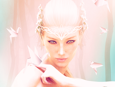 Paper Birds daz3d design digitalart illustration manipulation photoshop