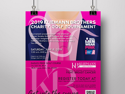 Breast Cancer Fundraiser Flyer branding design flyer illustration print print design typography vector