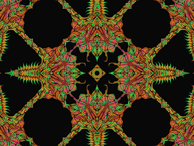 Gatorface symmetry pattern
